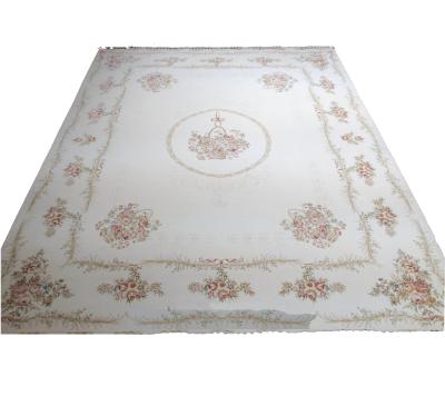 China Handmade home decoration washable good quality 9x12ft adorned turkish flower area rug covers hand knotted wool persan silk for sale