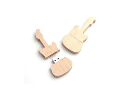 China forma USB de madera 4G pendrive 8G 16G, $1 memorias USB de la guitarra en venta