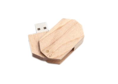 China Custom swivel  wooden USB pendrive 4G 8G 16G, 1gb usb flash drive for sale