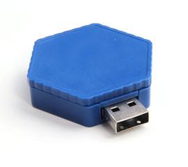 China Top quality  plastic hexagon usb flash disc,inexpensive flash drives for promotion gift for sale