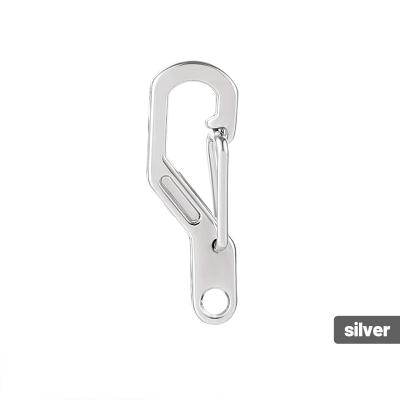 China Fashion portable tools for outdoor camping vacation can be MINI D single customized mountaineering alloy quick hook for sale