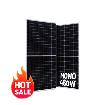 China Hot System Projects Outdoor Portable 5BB 9BB Single Crystal Solar Power Components On Amazon Solar Panel 450W 550W 600W Photovoltaic Cells Foldable for sale