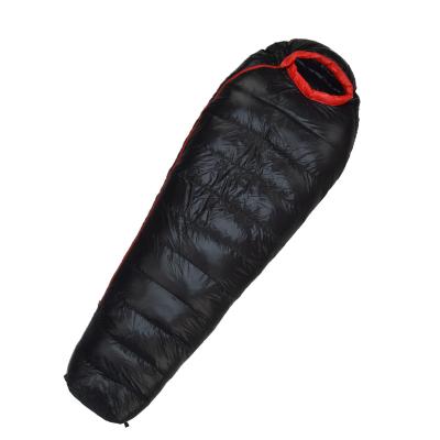 China Water Make Mom Outdoor Adult Lightweight Sleeping Bag Down Sleeping Bag Comforter Extra Thick Warm Sleeping Bag For Camping Resistant for sale