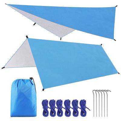 China Ridge waterproof super discount prices rain multifunctional portable picnic shade large portable tarp shelter tents camping fly sheet for sale