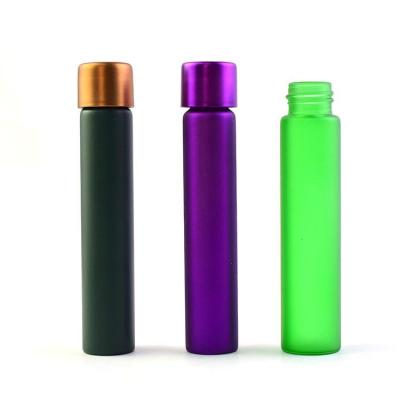 China Child Safe 1 2 g 115 120mm Glass Tubes With Stickers Kids Proof Tube Premium Screen Printing Child Resistant Lid Cap for sale