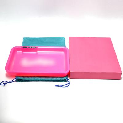 China Customizable Travel Stash Box Girls Bulk Pink Custom Light Up Led Tray Wholesale Manufacturers With Box And Bag Round Or Rectangle for sale