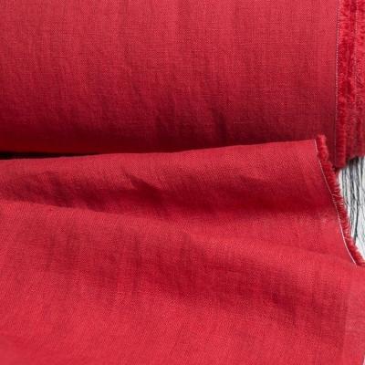 China LZ Breathable Stonewashed French Linen Fabric Natural Soft Washed Linen Fabric for sale