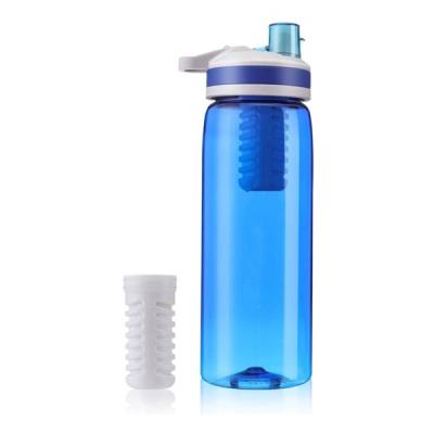 China Outdoor Sport Sports Water Bottle, 770ml Bpa Free Water Bottle with Filter and Straw for Hiking, Camping, Backpacking and Traveling for sale