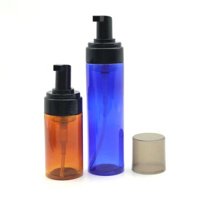 China Low Moq Plastic Foaming Hand Soap Bottle With Pump Top Dispenser 100ml 200ml for sale