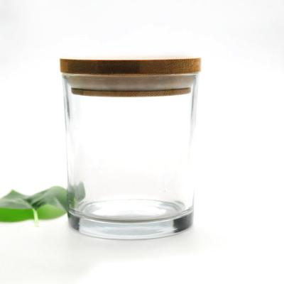 China Wholesale Designer Empty Premium Glass Candle Jar Dispenser 300ml Decorative Candle Jar for sale