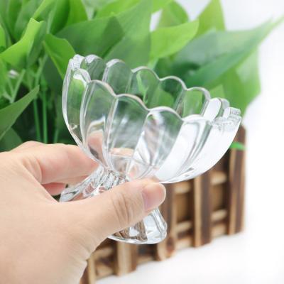 China Sustainable Glass Bowl Personalized Wholesale Perfect Cups Glass Ice Cream Bowl for sale