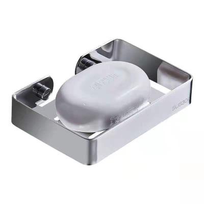 China Factory Price Modern Stainless Steel Soap Box Bathroom Wall Hanging Shower Soap Storage Rack Bathroom Soap Shelf for sale