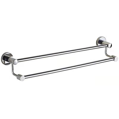 China With hook factory direct sales high quality unperforated stainless steel towel rack bathroom wall hanging bar for sale