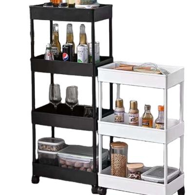 China China Factory Preferable Rack With Wheels 3 Tier Kitchen Vegetable Storage Rack for sale