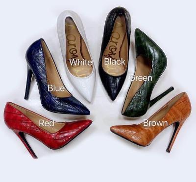 China Latest Breathable Transparent Luxury Wholesale High Heel Shoes for sale