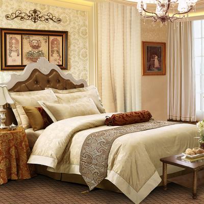 China Wholesale Luxury Jacquard King Sise Bed Sheets Printing Linen Set, Winter Bedding Setswinter Bedding Sets for sale