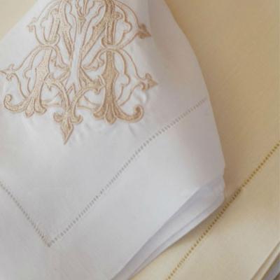 China Disposable Goods Using Low Price Embroidery Cheap Custom 100% Cotton Wedding Decoupage Towels With Logo for sale