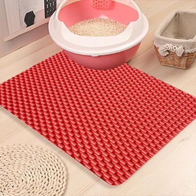 China Waterproof New Arrivals Washable Eco Friendly Waterproof Top Quality Cat Anti Slip Trapper Mat Pvc Cat Litter Mat for sale