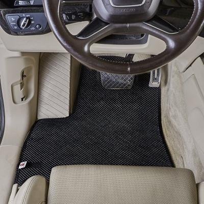 China Custom Universal All Weather Flexible Patent Black Hole PVC Strip Car Floor Automotive Accessory Mats Pads for sale