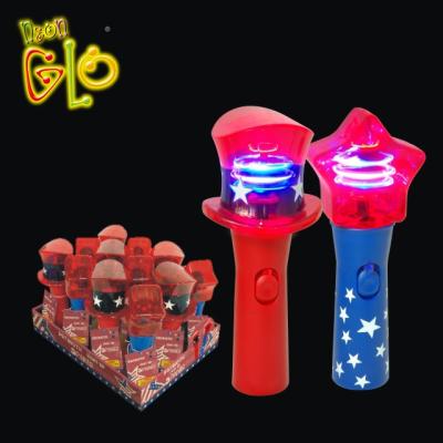 China Chinese Cheap Led Electronic Festival Spinner Wand Toys For Kids for sale