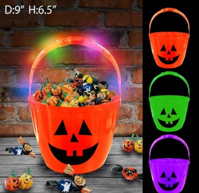 China LED Candy Bucket Gift Wholesale Halloween 7