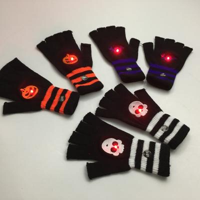 China 3 Light Settings Halloween Light Mitt LED Glowing Glove for sale