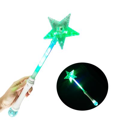 China Festival Ishine New Year Fiestas Event Theme Fairy Magic Party Supplies Light Up Star Wands Toys Led Light Glow Sticks for sale