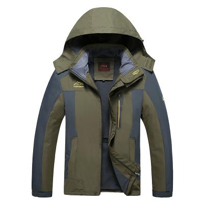 China Men's L-8XL Unisex Jackets Hooded Casual Coat Windbreaker Outdoor Waterproof Breathable Outdoor Jackets for sale