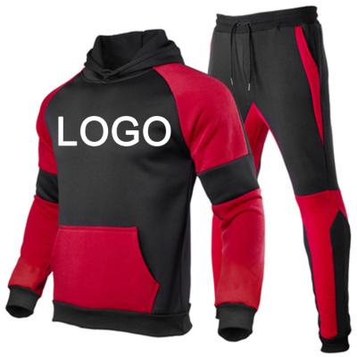 China Breathable Mens Training Wear Sets Hoodies Pants Shears Solid Pullovers Training Tracksuit for sale