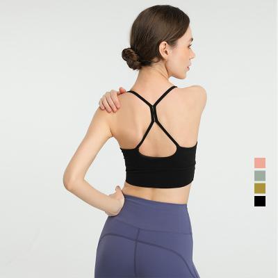 China Breathable Seamless Running Female Workout Sports Bra Women Fitness Women Yoga Bra Top for sale