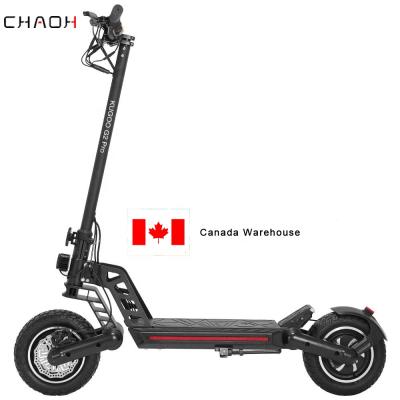 China ChaoH DDP Dropshipping Unisex Free Duty To Canada Warehouse Folding Powerful 800W 48V 15AH 50KM Range 45k/h Offroad Electric Scooter for sale