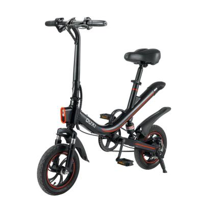 China EU Warehouse 36V 350W 7.8Ah 12 Inch Fat Tire Aluminum Foldable Men's Ebike City Electric Bike Electric Bicycle for sale