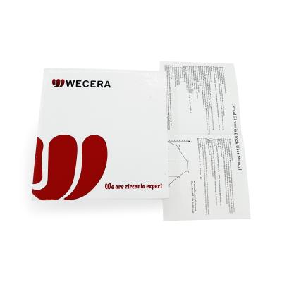 China 43% - 57% Translucent Wieland Yttria Stabilized Zirconia Oxide Disc Dental for sale