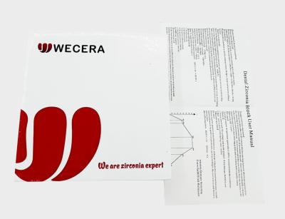 Cina Temperatura di sinterizzazione: 1500C Dischi di zirconio precoloriti con polvere di zirconio Tosoh al 100% e processo di produzione in vendita