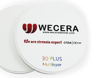 Cina 1500μ blocchi di zirconia sinterizzata per ponti dentali, corone, intarsi, rivestimenti e finiture in vendita