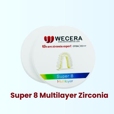 China 8-Layer Multilayer Zirconia Disc 100-Year Life Time Perfect for Crown and Bridge Indication for sale