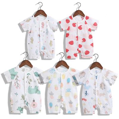 China 100% Cotton Infant Clothes 100% Baby Muslin Romper Baby Rompers Cotton Overalls Baby Clothes for sale