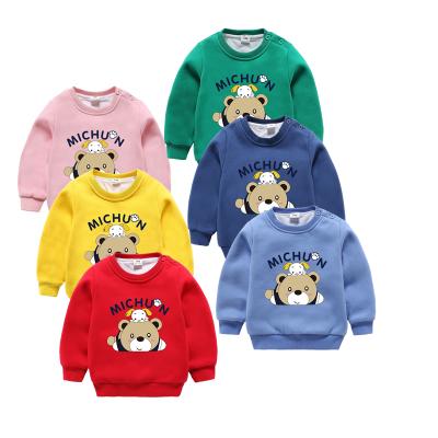 China Wholesale Breathable In Running Winter Cropped Crewneck Kids Thick Warm Sweatshirt Boys Clothing Pullover Hoodies&Sweatshirts for sale