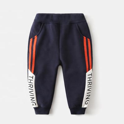 China Wholesale Hot Sale Color Fade Proof Children Winter Thickened Long 100% Cotton Boys Sport Pants for sale