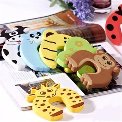 China EVA Foam Door Stopper Finger Pinch Guard Anti Pinch Baby Finger Cartoon Cozy Door Guard for sale