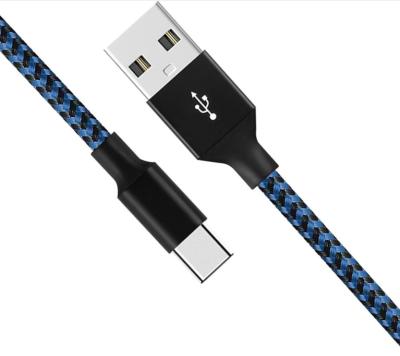 China Fast Charging USB A Type C Cable Car USB Nylon Braided Cable To USB C Cable for sale