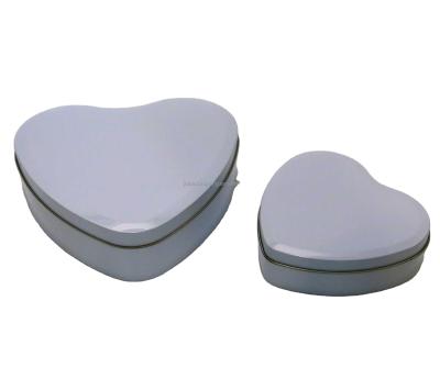 China Factory Heart Recycled Materials Factory Custom Metal Shape Chocolate Candy Cookie Sweet Gift Tin Box Packaging Boxes for sale