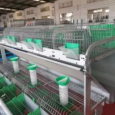 China New farms type two layers commercial rabbit cage mother and baby rabbit cage for sale for sale