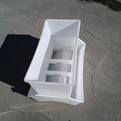 China Plastic Farms Feeding System Poultry Duck Feeder Pan For Duck Goose Chicken Duck Raising Farm Feeding Equipment for sale