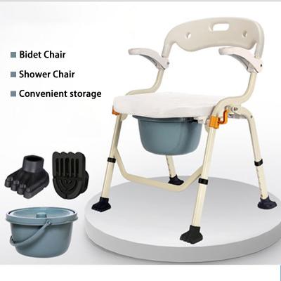 China Lightweight 3 In 1 Toilet Chair Height Adjustment Folding Water Proof for sale