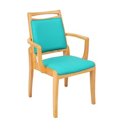 China Unfolded Modern Wooden Dining Chairs For Hotels And Restaurants Upholstered for sale