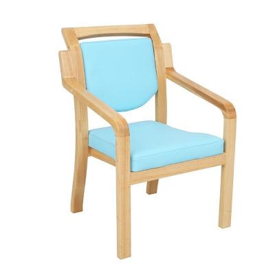 China YFH-C001 Simple Modern Solid Wood Dining Chair Home Soft Bag Cushioned for sale