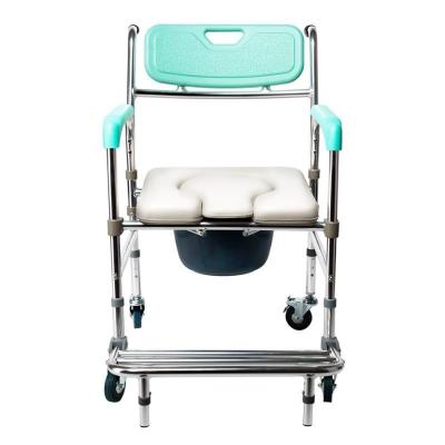 China Aluminum Adjustable Commode Chair For Elderly And Disabled Modern Design for sale