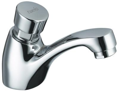 China Tweis Sense Faucets Brass Single Hole Chrome Single Knob Slow-end Polished Regulator Faucet for sale