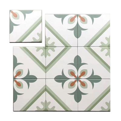 China Porcelain rural tiles for floor and wall flowers and plants texture design kitchen flower pattern tiles artificial flower seramic tile for sale